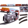 Kolejka rail king Parowóz + 3 Wagony