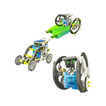 Edukacyjny Zestaw Solarny Robot 14w1 - Pies, Łódka Itp