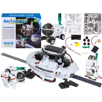 Zabawka Solarna Edukacyjny Solarny Robot Astronauta Statek Samolot 6w1