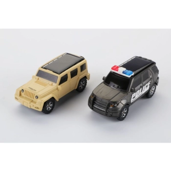 Zabawka Solarna Samochód - Auto Radiowóz Policja - zestaw do samodzielnego złożenia