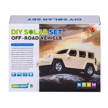 Zabawka Solarna Samochód Auto Off Road - zestaw do samodzielnego złożenia