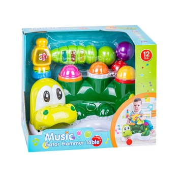 Zręcznościowa gra dla najmłodszych Zbijak, Wbij Piłeczkę, Wesoły Krokodyl Przecena 1