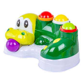 Zręcznościowa gra dla najmłodszych Zbijak, Wbij Piłeczkę, Wesoły Krokodyl Przecena 1