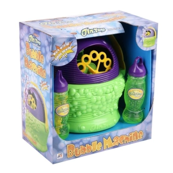 Maszynka do puszczania kolorowych baniek mydlanych + 2xuzupełniacz Bańki