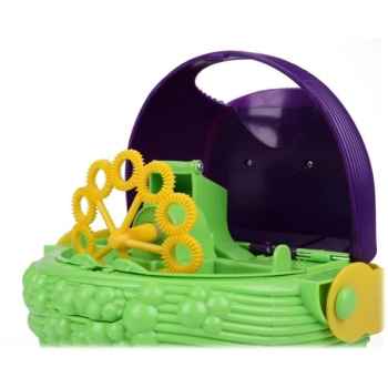 Maszynka do puszczania kolorowych baniek mydlanych + 2xuzupełniacz Bańki