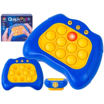 Zabawka Gra Elektroniczna Antystresowa Pop IT Sensoryczna, Wypychanka, Pad, Kontroler GRANATOWY