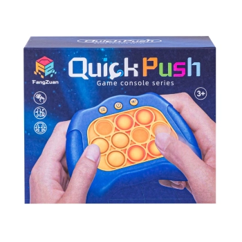 Zabawka Gra Elektroniczna Antystresowa Pop IT Sensoryczna, Wypychanka, Pad, Kontroler GRANATOWY Przecena 1