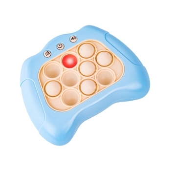 Zabawka Gra Elektroniczna Antystresowa Pop IT Sensoryczna, Wypychanka, Pad, Kontroler BŁĘKITNY