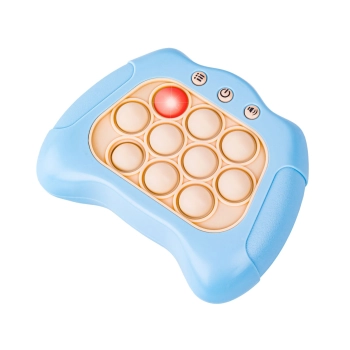 Zabawka Gra Elektroniczna Antystresowa Pop IT Sensoryczna, Wypychanka, Pad, Kontroler BŁĘKITNY