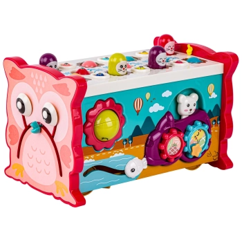 Edukacyjna, interaktywna zabawka dla dzieci 8w1, Cymbałki, Zegar