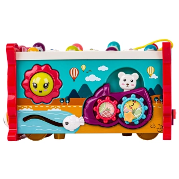 Edukacyjna, interaktywna zabawka dla dzieci 8w1, Cymbałki, Zegar