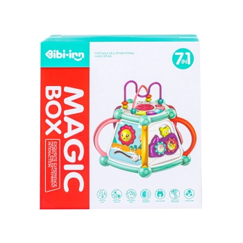 Multikostka Kostka Bryła Piramida Edukacyjna Sensoryczna zabawka dla malucha 7w1