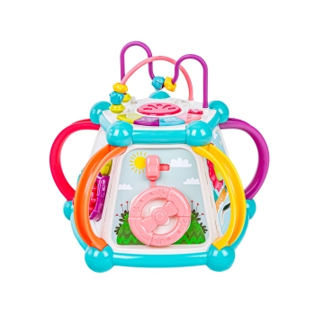 Multikostka Kostka Bryła Piramida Edukacyjna Sensoryczna zabawka dla malucha 7w1