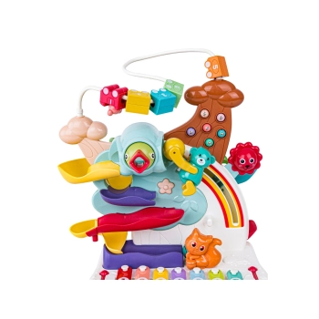 Wielofunkcyjna, Edukacyjna Zabawka Dla Dzieci, Cymbałki, Zjeżdżalnia, Pałąk, Magnetyczny Dzięcioł Interaktywna