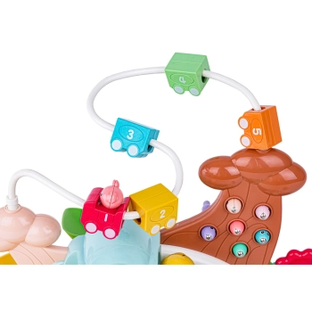 Wielofunkcyjna, Edukacyjna Zabawka Dla Dzieci, Cymbałki, Zjeżdżalnia, Pałąk, Magnetyczny Dzięcioł Interaktywna