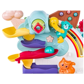 Wielofunkcyjna, Edukacyjna Zabawka Dla Dzieci, Cymbałki, Zjeżdżalnia, Pałąk, Magnetyczny Dzięcioł Interaktywna