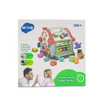 Edukacyjny Domek - Pianinko, Sorter, Liczydło, Melodie