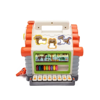 Edukacyjny Domek - Pianinko, Sorter, Liczydło, Melodie