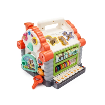 Edukacyjny Domek - Pianinko, Sorter, Liczydło, Melodie