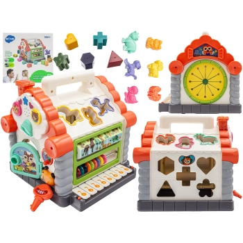 Edukacyjny Domek - Pianinko, Sorter, Liczydło, Melodie