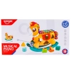 Edukacyjny Konik Na Biegunach Interaktywny Sorter, Cymbałki, Klocki, Melodie