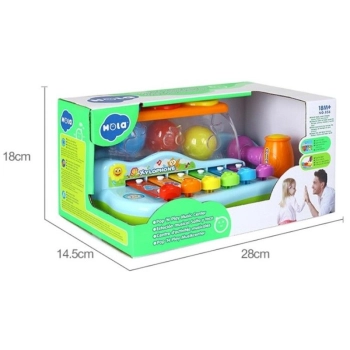 Organki, Cymbałki, Pianinko, Zabawka Edukacyjna + Piłeczki