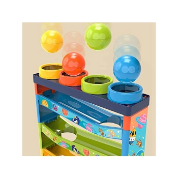 Zjeżdżalnia z piłeczkami Młotek Zbijak Tor Kulkowy Kulodrom Zabawka interaktywna Pound & Ball Przecena 1