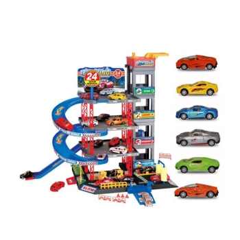 Wielopoziomowy Parking Samochodowy, Garaż, Tor + Winda + Myjnia