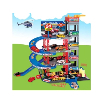 Wielopoziomowy Parking Samochodowy, Garaż, Tor + Winda + Myjnia