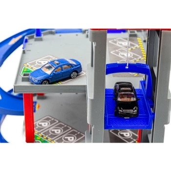 Wielopoziomowy Parking Samochodowy, Garaż, Tor + Winda + Myjnia