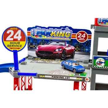 Wielopoziomowy Parking Samochodowy, Garaż, Tor + Winda + Myjnia