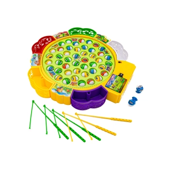 Gra rodzinna - wędkowanie, łowienie ryb - 5 wędek, 45 rybek