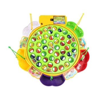 Gra rodzinna - wędkowanie, łowienie ryb - 5 wędek, 45 rybek