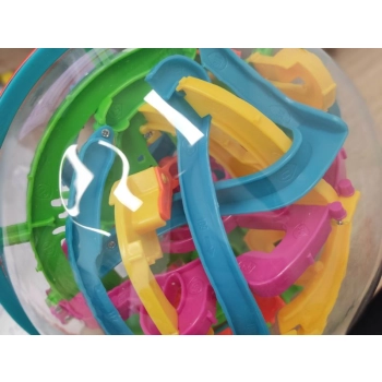 Inteligentna KULA LABIRYNT 3D - sprytna przeplatanka Przecena 1