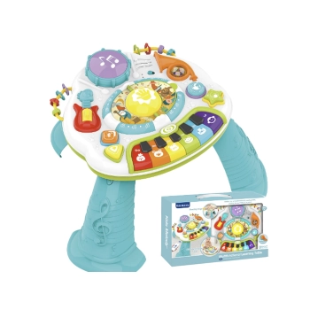 Multifunkcyjny Edukacyjny Muzyczny Stolik Dla Dzieci Pianinko Mikrofon