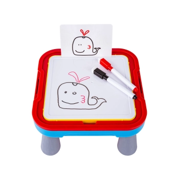 Edukacyjna Tablica Magnetyczna, Zmazywalna 2w1 + Długopis