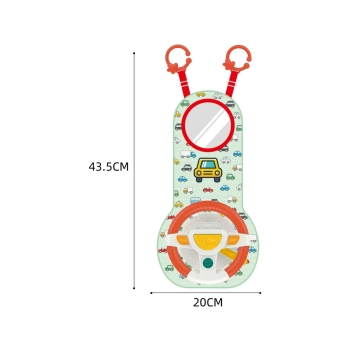 Zestaw Małego Kierowcy Edukacyjna KIEROWNICA DO SAMOCHODU Auta Interaktywna Mata