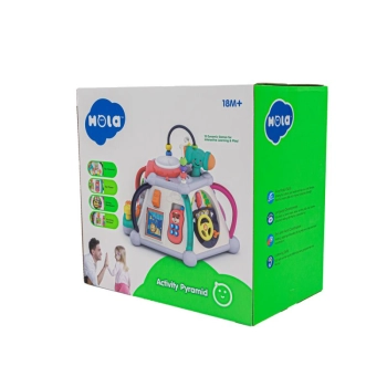 Multikostka HOLA Bryła Piramida Edukacyjna - multicentrum edukacji malucha