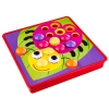 Edukacyjna Guzikowa Układanka, Puzzle, Mozaika, Plansze + Kolorowe Guziczki Klocki