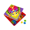 Edukacyjna Guzikowa Układanka, Puzzle, Mozaika, Plansze + Kolorowe Guziczki Klocki