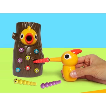 Gra zręcznościowa, Magnetyczny Dzięcioł I Robaczki, Złap Robaczka