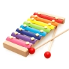 Cymbałki Drewniane + Pałeczki, Ksylofon Dla Dzieci