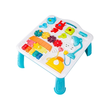 Edukacyjny Interaktywny Stolik Dla Dzieci, Pianinko, Klocki, Melodie