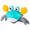 Uciekający Pełzający Krab, Interaktywna Zabawka, Świeci, Gra melodie Robot NIEBIESKI