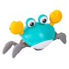 Uciekający Pełzający Krab, Interaktywna Zabawka, Świeci, Gra melodie Robot NIEBIESKI