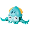 Uciekająca Pełzająca Ośmiornica, Interaktywna Zabawka, Świeci, Gra melodie Robot NIEBIESKA