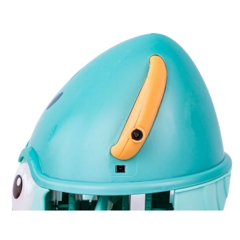 Uciekająca Pełzająca Ośmiornica, Interaktywna Zabawka, Świeci, Gra melodie Robot NIEBIESKA