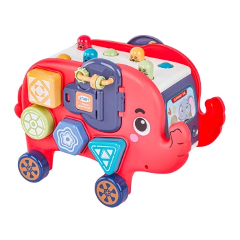 Edukacyjny, Interaktywny Zabawny Słonik, Funny Cartoon Elephant, Wesoły Słoń