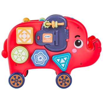 Edukacyjny, Interaktywny Zabawny Słonik, Funny Cartoon Elephant, Wesoły Słoń