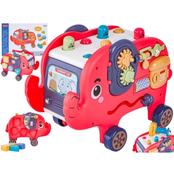 Edukacyjny, Interaktywny Zabawny Słonik, Funny Cartoon Elephant, Wesoły Słoń